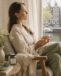 Nurture and Nourish tea ritual moment — lactation support for nursing mothers in Amsterdam