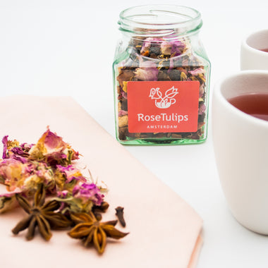 Natural herbal Tea and berries