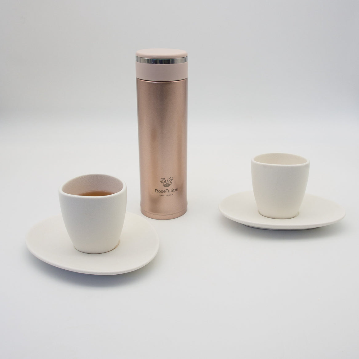 Japanese zojirushi tea flask with leaves infuser
